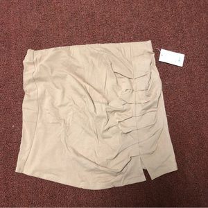 SO Ruched Mini Skirt XL